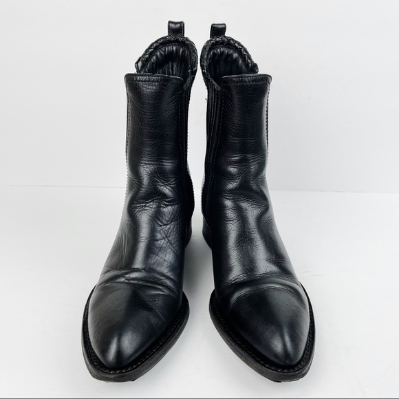 Alexander Wang Anouck Leather Ankle Boots - Picture 3 of 16